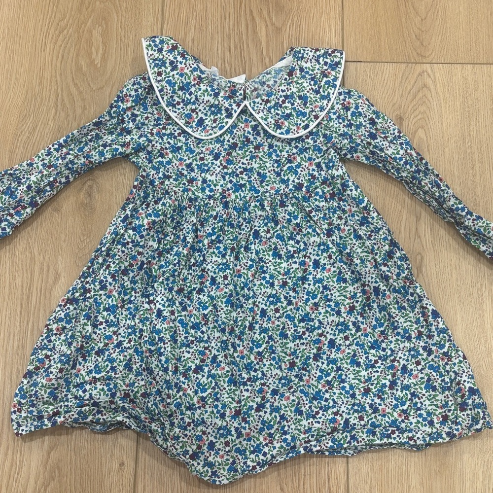 Floral Blue Kids Dress